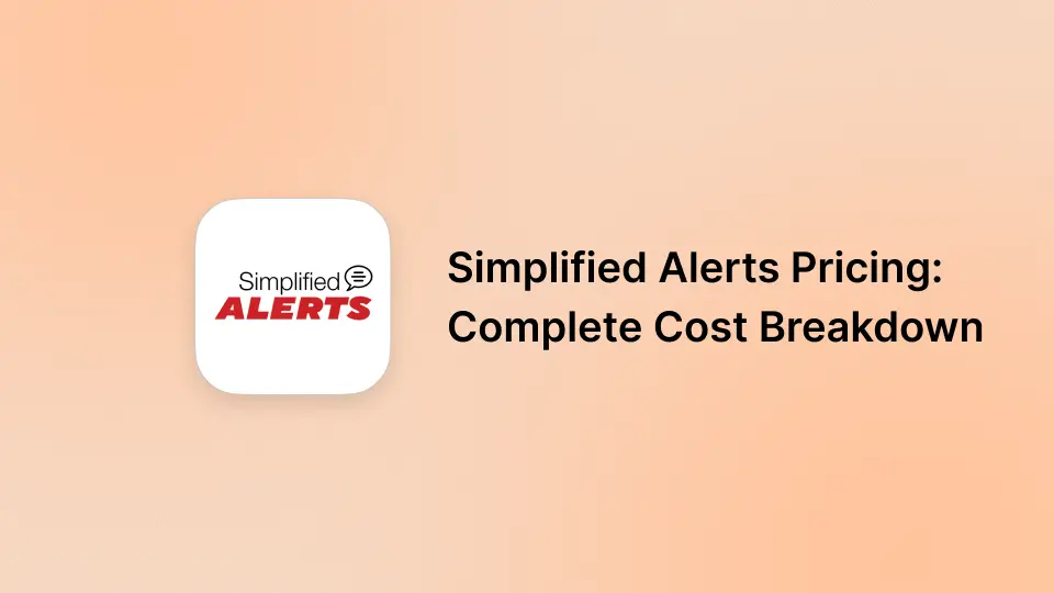 Simplified Alerts Pricing 2026: Full Cost Breakdown