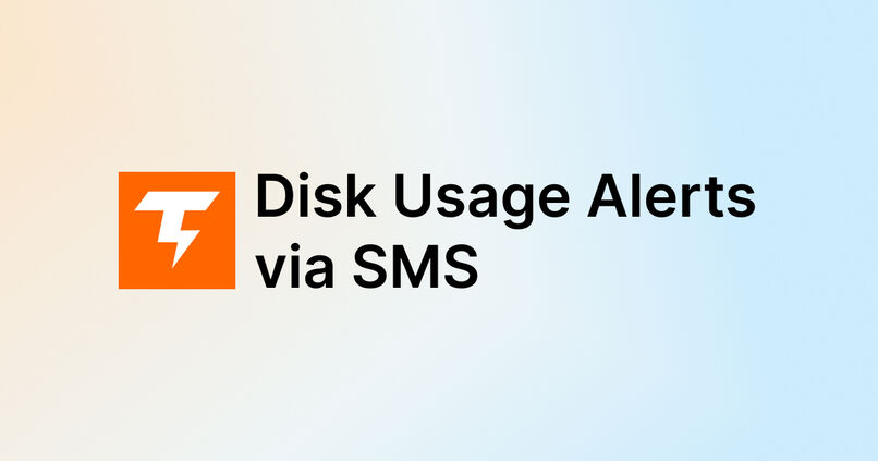 Disk Usage Text Alerts: Prevent Disk-Full Crashes