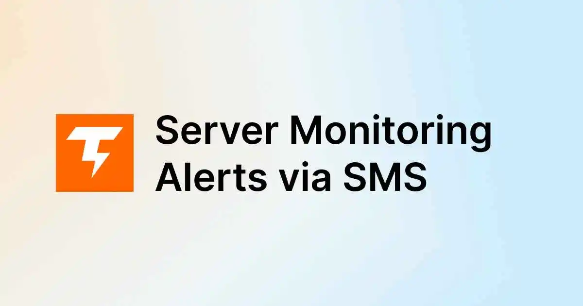 Server Alert Notification Server Monitoring Text Alerts: Know When Servers Fail First